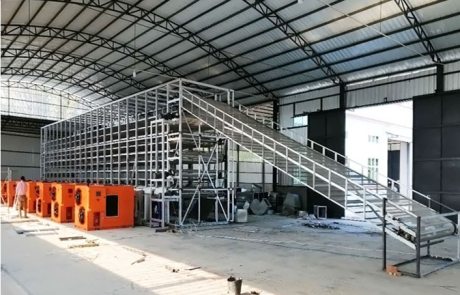 Continuous Dryer frame & heat pump - SnLuck