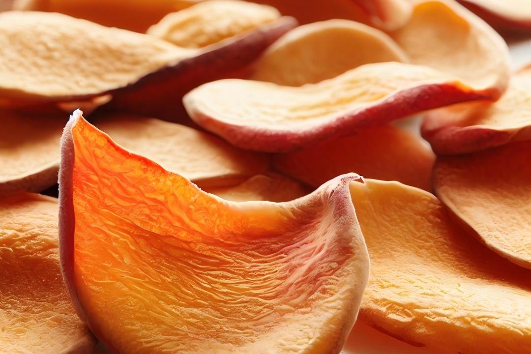 peach dried by snluck dehydrator - SnLuck