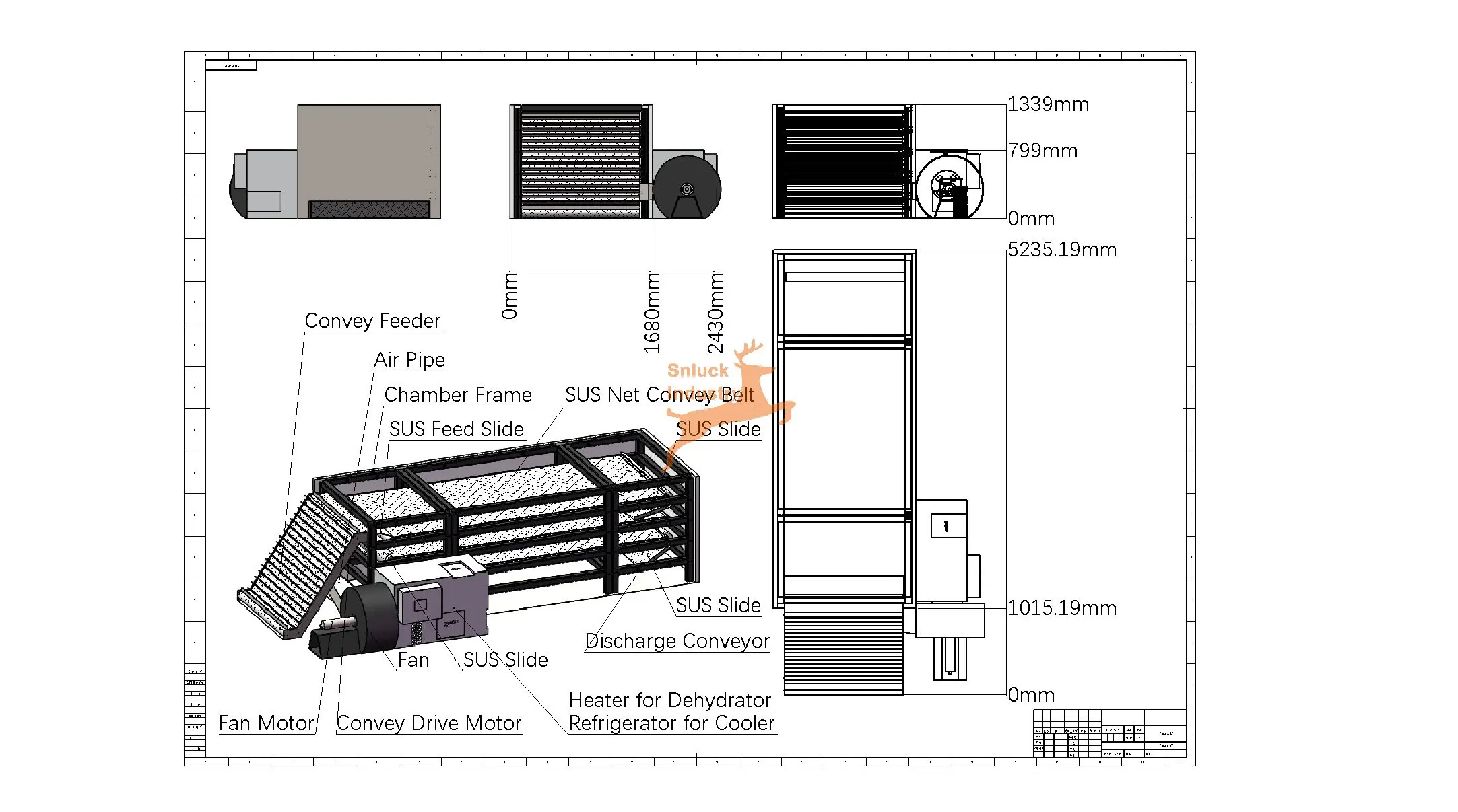 Continuous Belt Dehydrator
